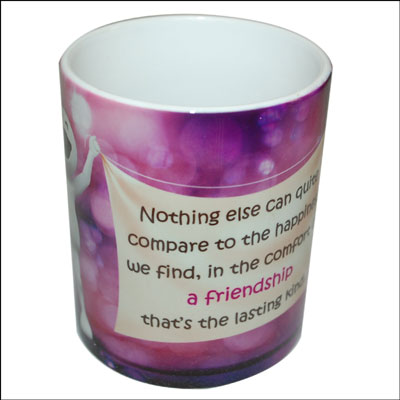 "Mug with Message (Friend) - Click here to View more details about this Product